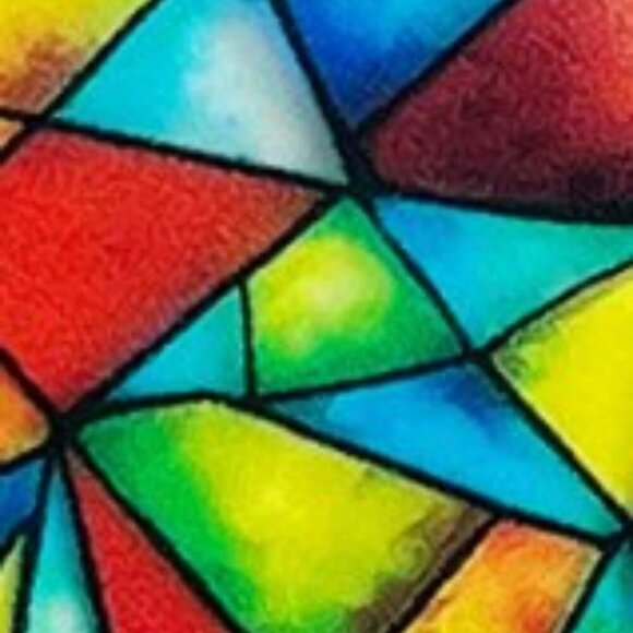 Bohemian Rainbow Festival Shine Bright Acrylic Color Dangle Earrings Wood Studs - Picture 2 of 4